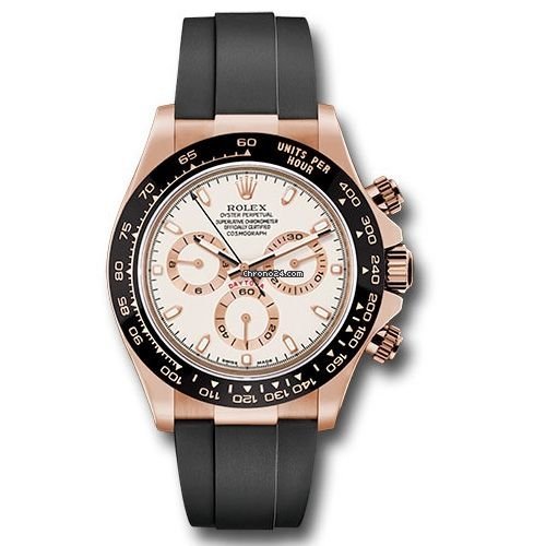 Réplique de Qualité Rolex Daytona Everose Or - Oysterflex 116515ln Iiof