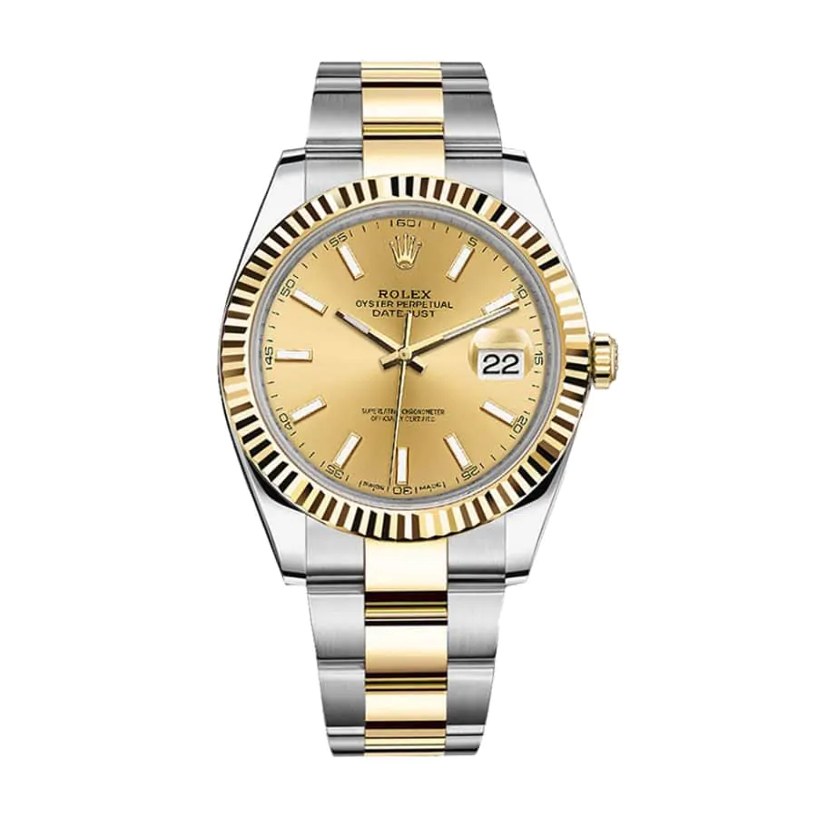Fausse montre Rolex Datejust 126333 cadran champagne