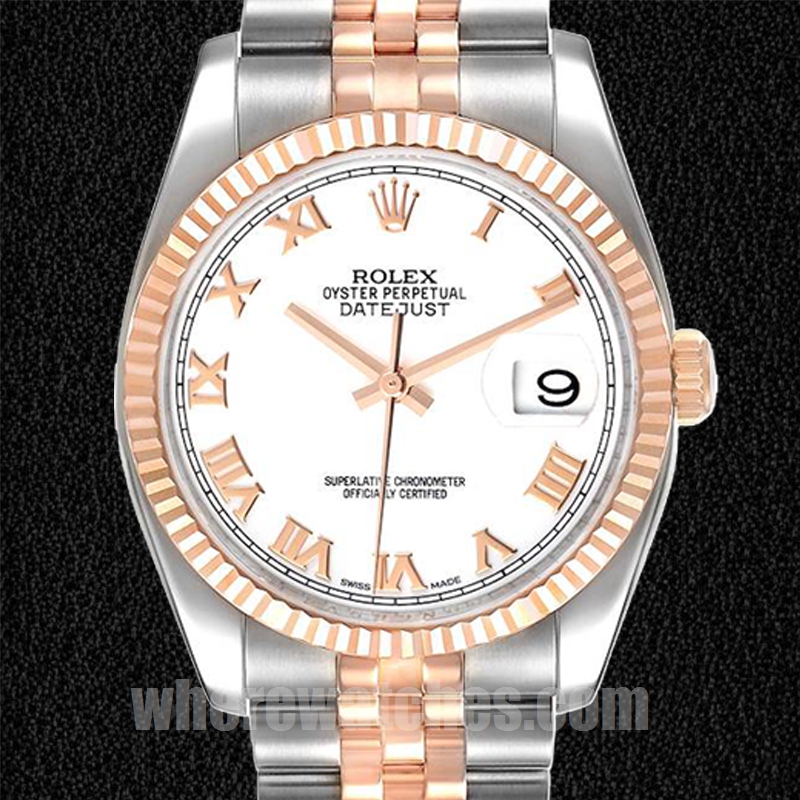 Rolex Datejust 36mm 116231 Pour des hommes Argenté Bracelet Jubilé