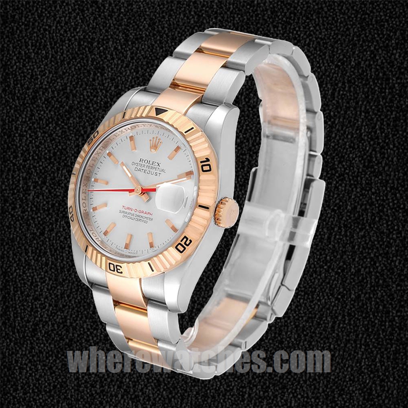 Rolex Datejust Turn-o-graph Pour des hommes 116261 36mm Regardez Cadran argenté – Image 3