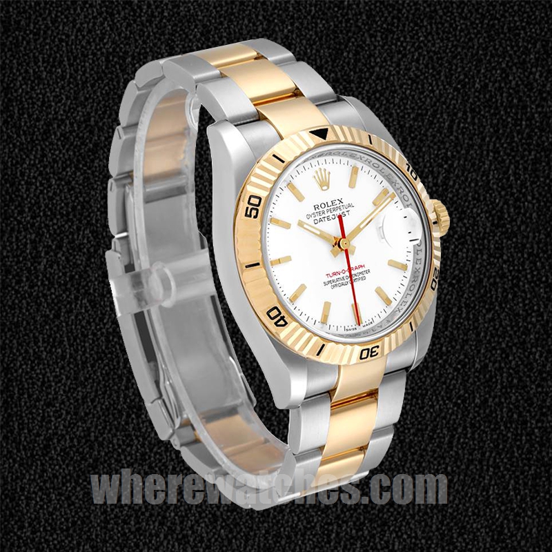 Rolex Datejust Turn-o-graph 36mm Pour des hommes 116263 Cadran blanc – Image 3