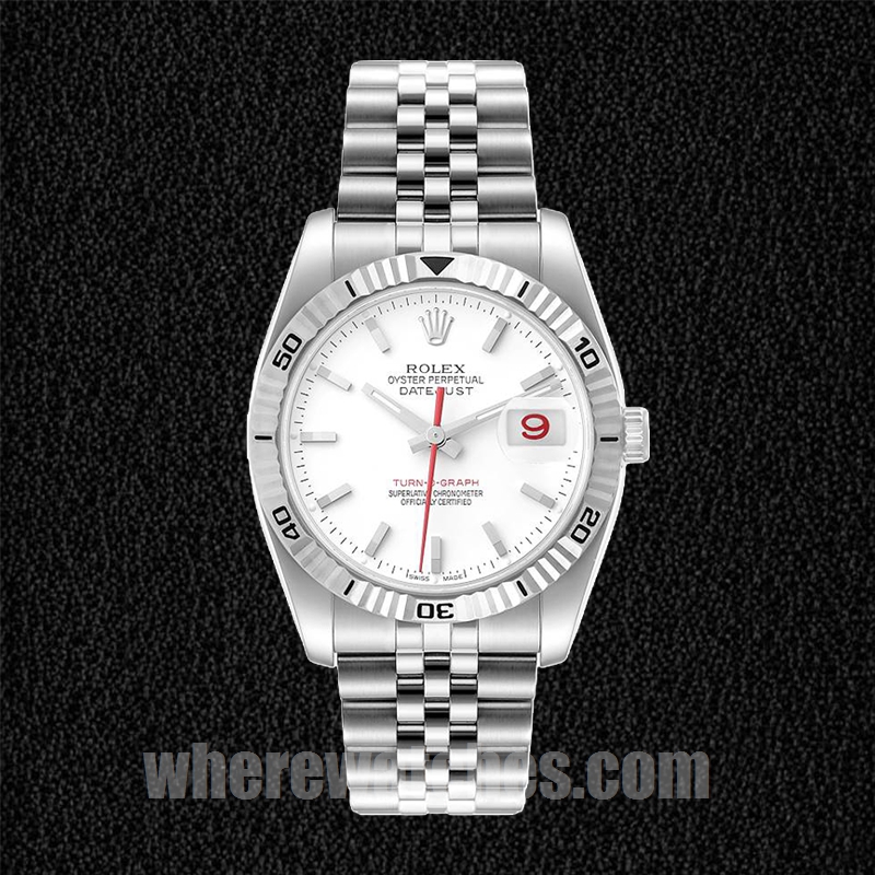 Rolex Datejust Turn-o-graph 36mm Pour des hommes 116264 Automatique Regardez – Image 2