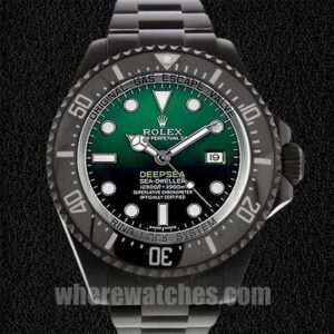 Rolex Deepsea 44mm Pour des hommes 116660 Cadran vert