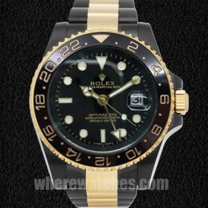 Rolex GMT-Master II 116713 Pour des hommes 40mm Ton noir Cadran noir