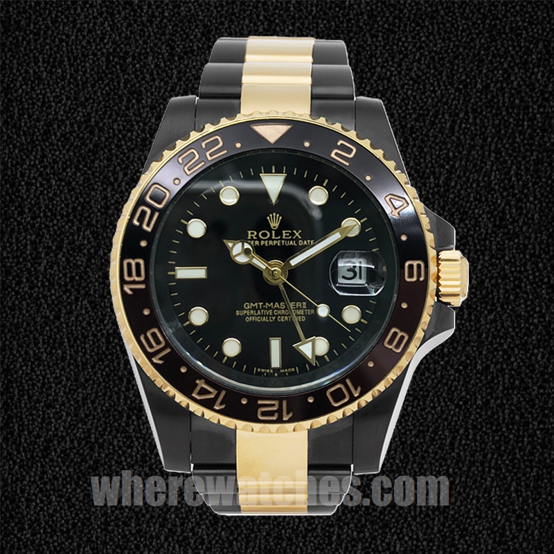 Rolex GMT-Master II 116713 Pour des hommes 40mm Ton noir Cadran noir – Image 2