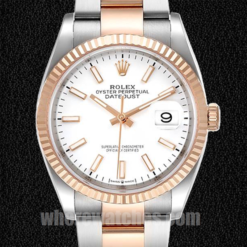 Rolex Datejust Pour des hommes 36mm m126231-0018 Regardez Argenté