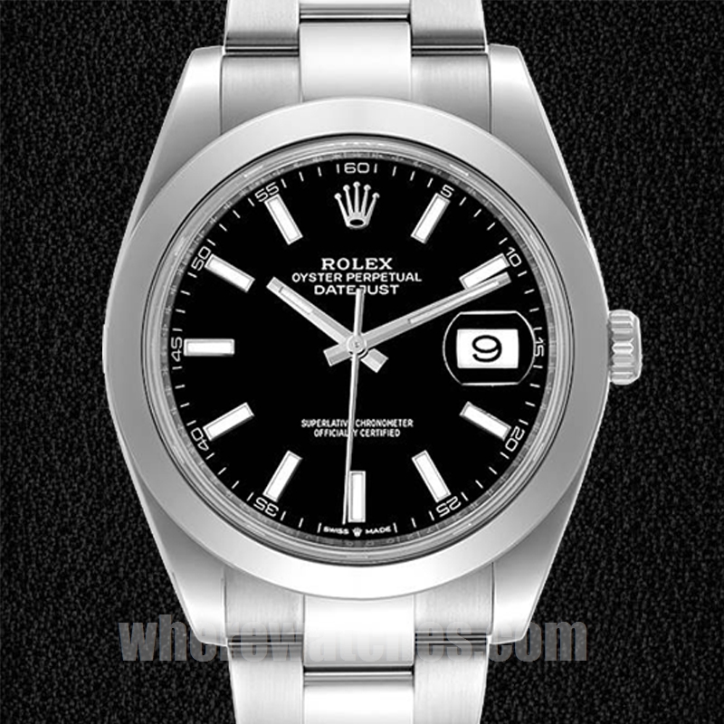 Rolex Datejust Pour des hommes 41mm m126300-0011 Argenté Regardez