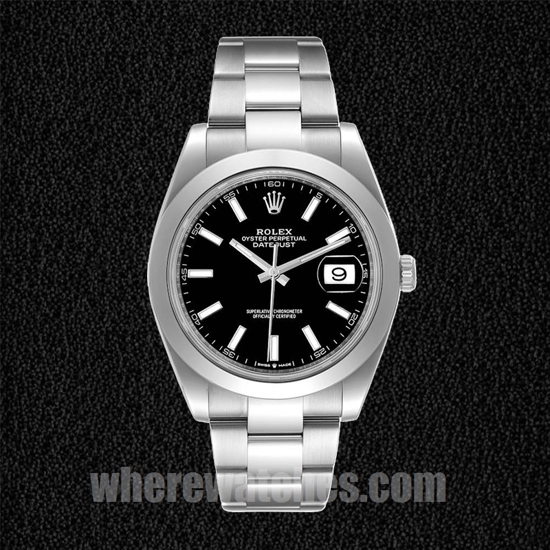 Rolex Datejust Pour des hommes 41mm m126300-0011 Argenté Regardez – Image 2