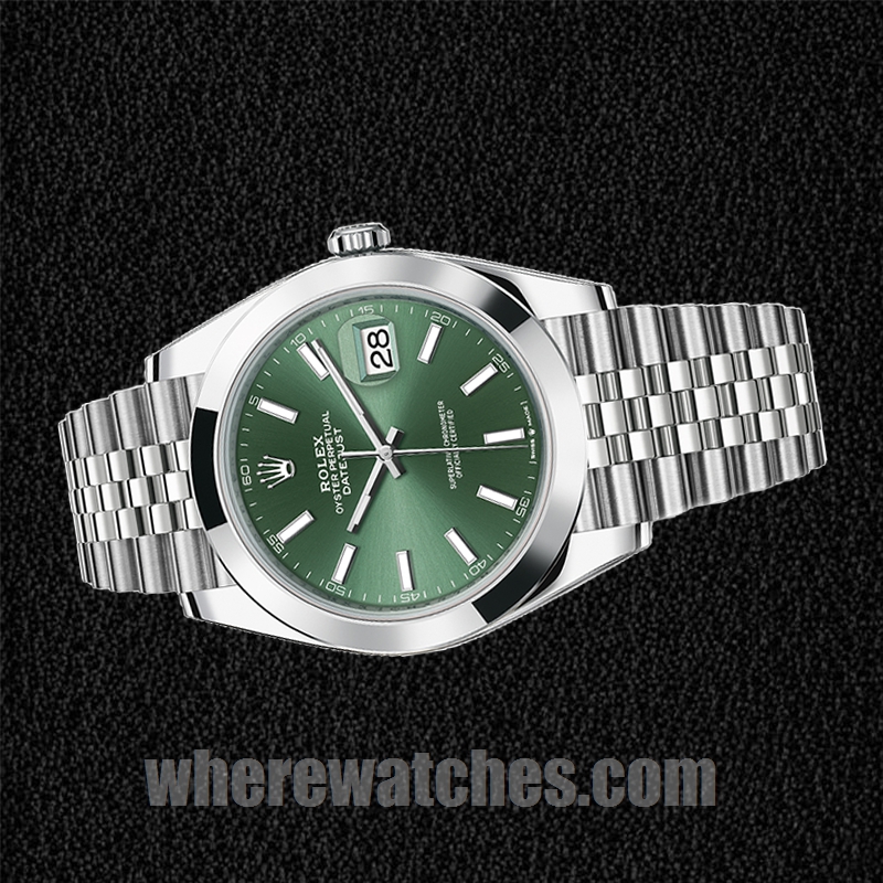 Rolex Datejust m126300-0020 41mm Pour des hommes Bracelet Jubilé Argenté – Image 3