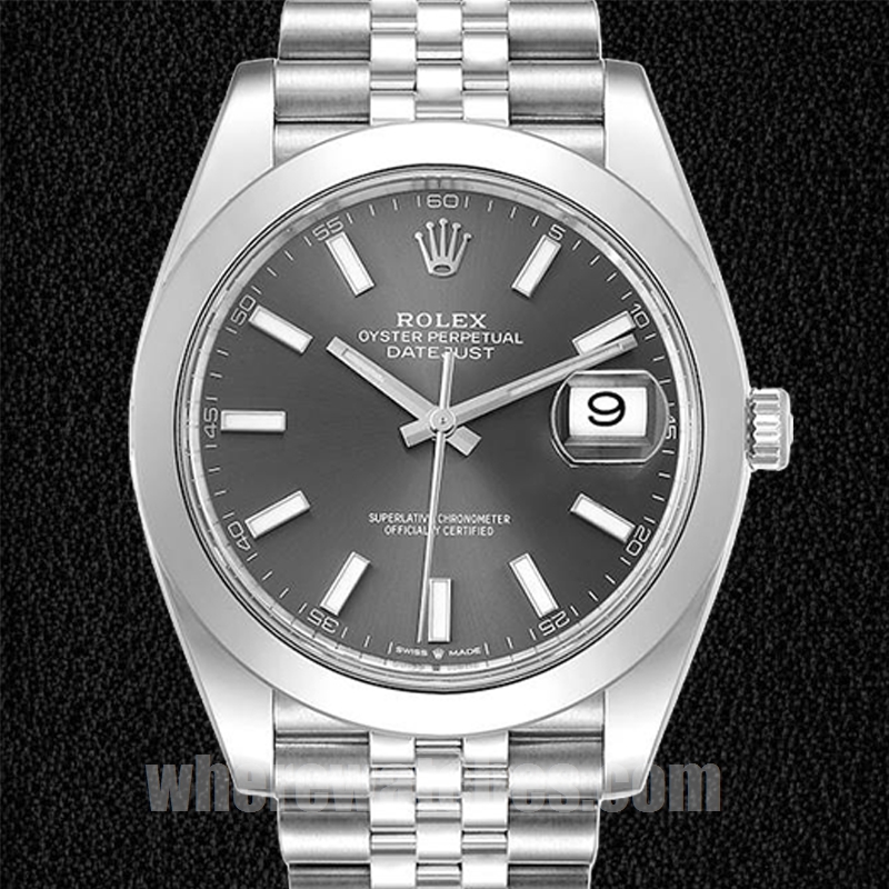 Rolex Datejust 41mm Pour des hommes m126300-0008 Argenté Regardez