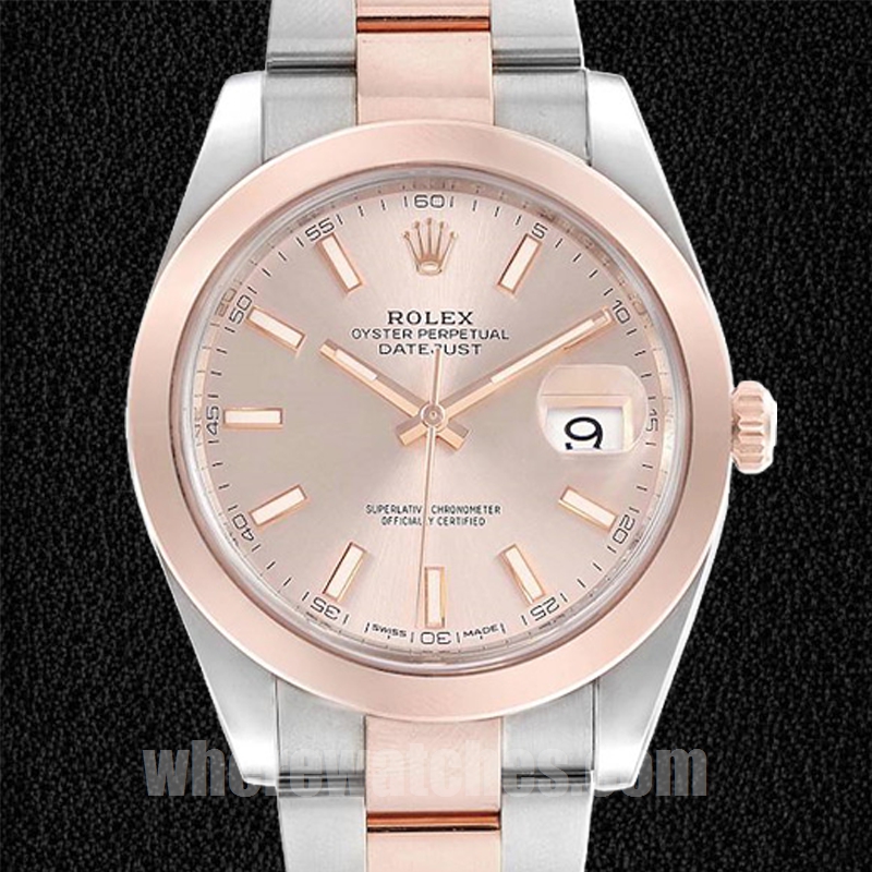 Rolex Datejust Pour des hommes 41mm m126301-0009 Automatique Cadran rose