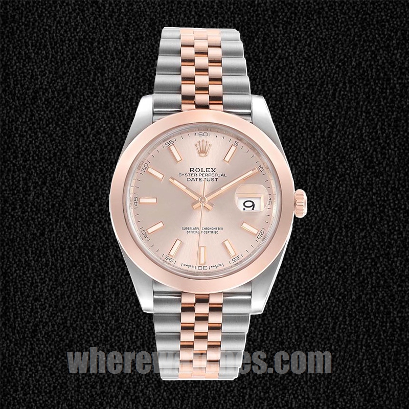 Rolex Datejust Pour des hommes 41mm m126301-0009 Automatique Cadran rose – Image 5