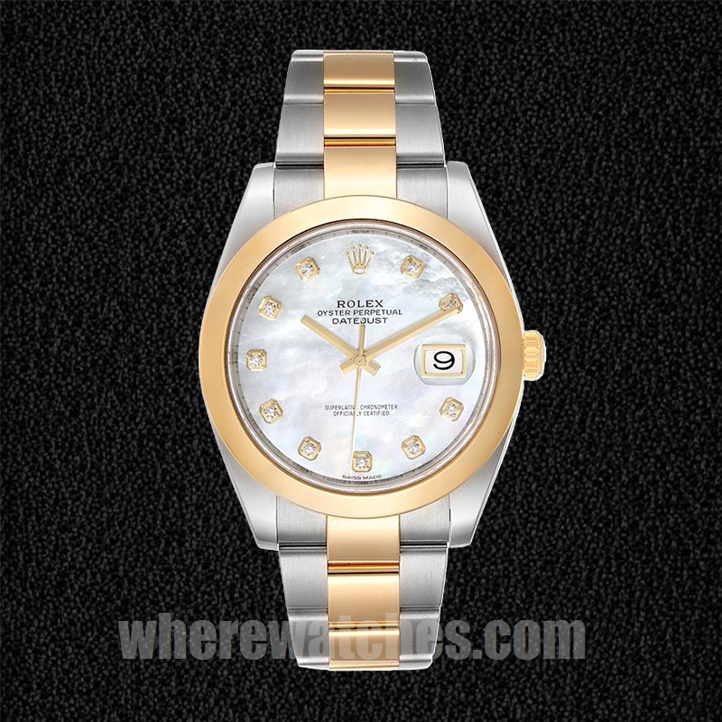 Rolex Datejust m126303-0017 41mm Pour des hommes Cadran en nacre Argenté – Image 2