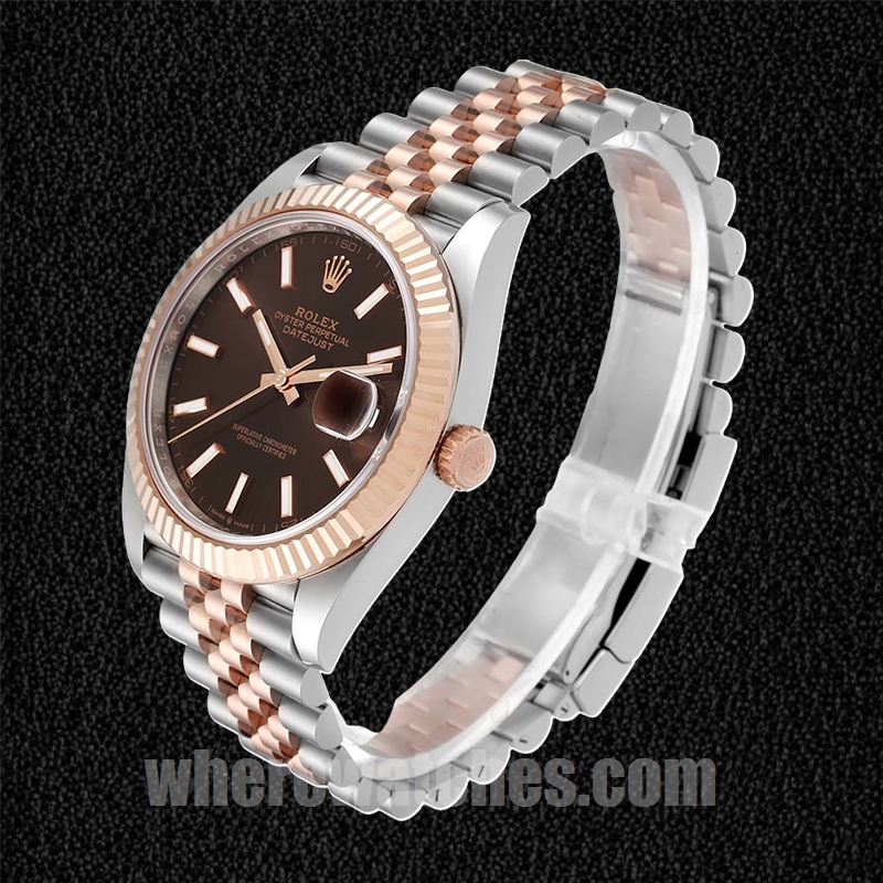 Rolex Datejust Pour des hommes m126331-0002 41mm Bracelet Jubilé Argenté – Image 3