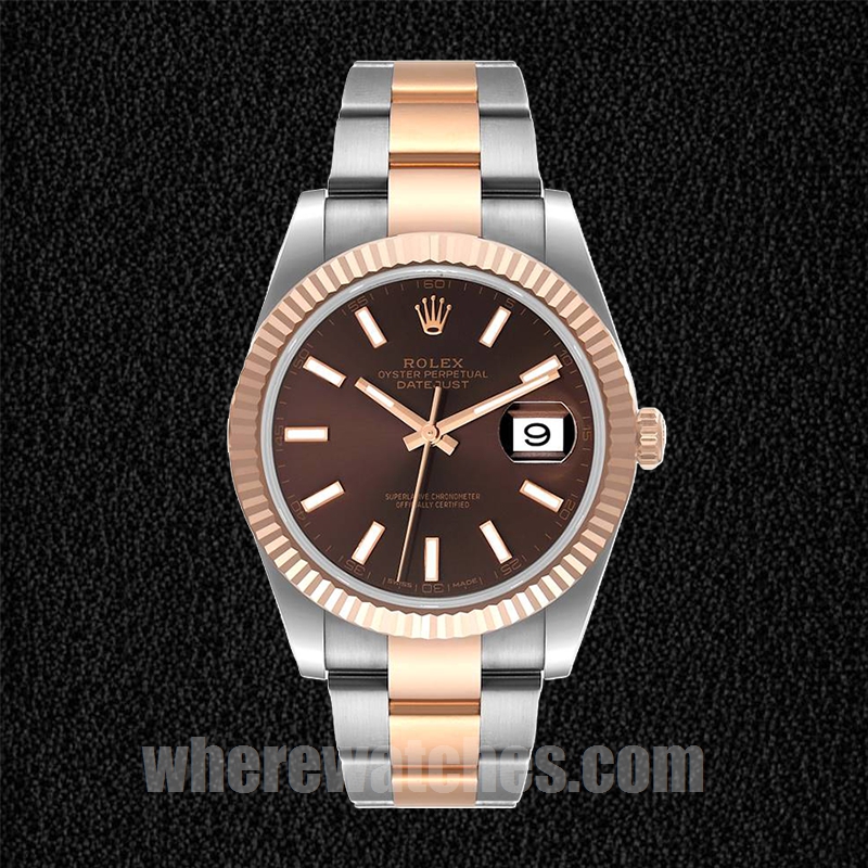 Rolex Datejust Pour des hommes m126331-0002 41mm Bracelet Jubilé Argenté – Image 5