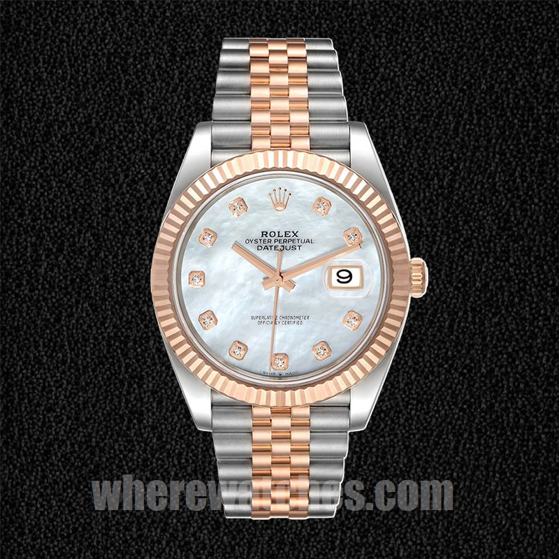 Rolex Datejust Pour des hommes m126331-0014 41mm Cadran en nacre blanche Regardez – Image 2