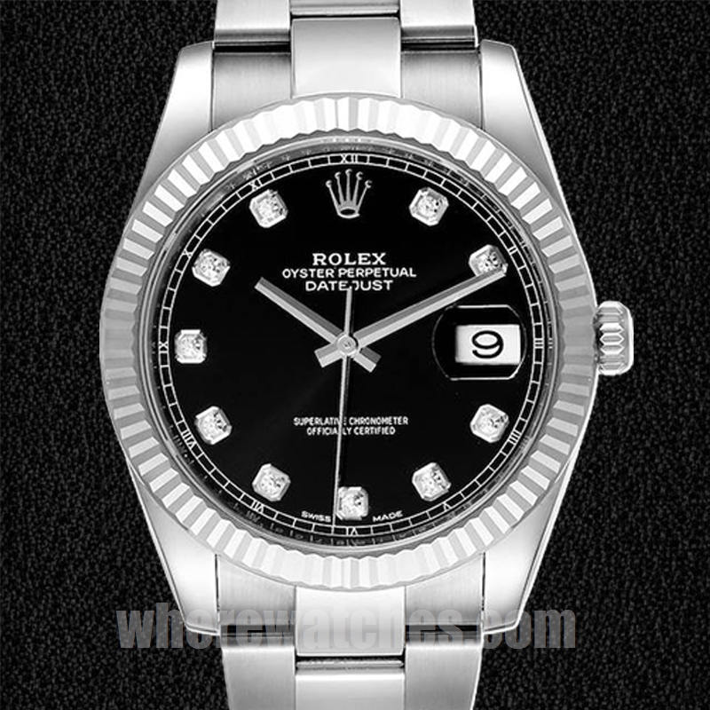 Rolex Datejust Pour des hommes m126334-0011 41mm Regardez Argenté