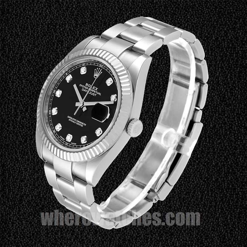 Rolex Datejust Pour des hommes m126334-0011 41mm Regardez Argenté – Image 3