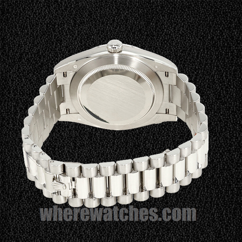 Rolex Day-Date 40mm Pour des hommes m228206-0044 Président Bracelet Cadran bleu glace – Image 4