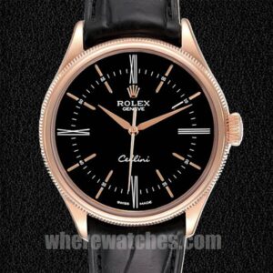 Rolex Cellini 39mm Pour des hommes m50505-0009 Doré rose