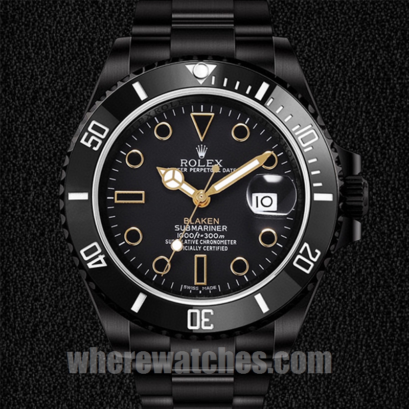 Rolex Submariner 40mm Pour des hommes 116610 Ton noir