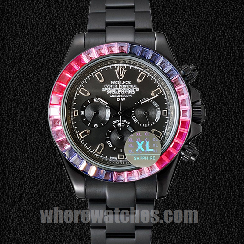 Rolex Daytona Pour des hommes DIW 40mm Ton noir Cadran noir – Image 2