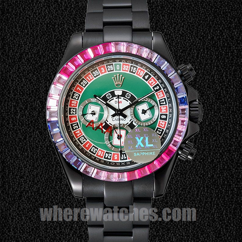Rolex Daytona DIW 40mm Pour des hommes Ton noir Automatique – Image 2