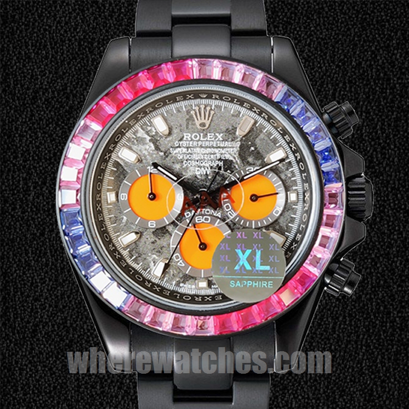 Rolex Daytona 40mm DIW Pour des hommes Cadran gris Automatique