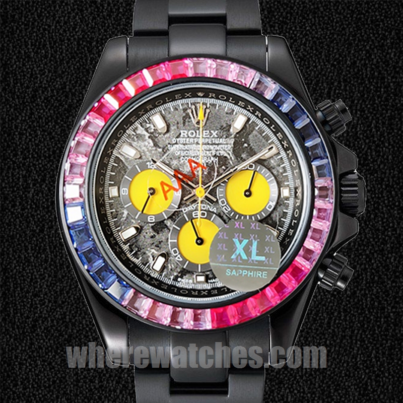 Rolex Daytona 40mm Pour des hommes DIW Regardez Cadran gris