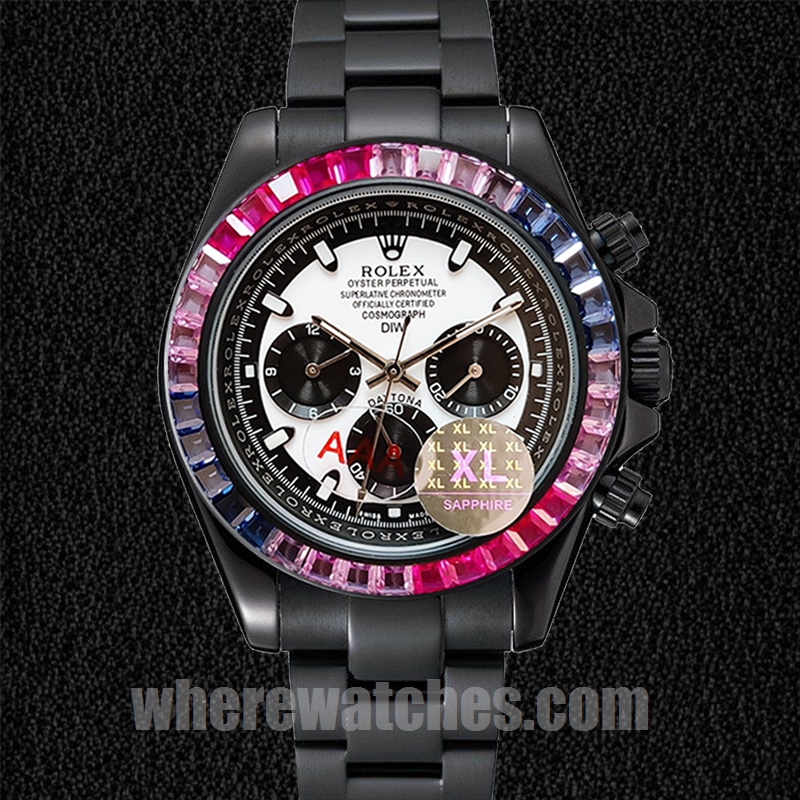 Rolex Daytona 40mm DIW Pour des hommes Ton noir – Image 2
