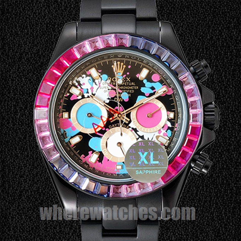Rolex Daytona DIW Pour des hommes 40mm Cadran coloré