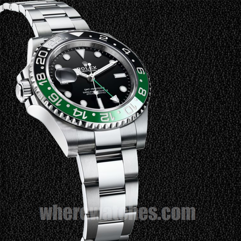 Rolex GMT-Master 40mm M126720VTNR-0001 Pour des hommes Cadran noir Bracelet Huître – Image 3