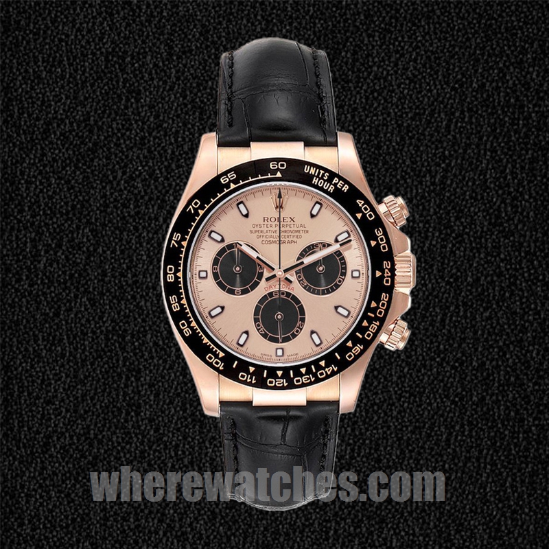 Rolex Daytona Pour des hommes 40mm 116515 Automatique Doré rose – Image 2
