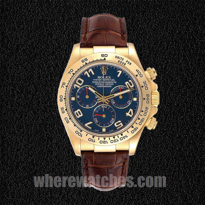 Rolex Daytona 40mm Pour des hommes 116518 Regardez Cadran bleu – Image 2