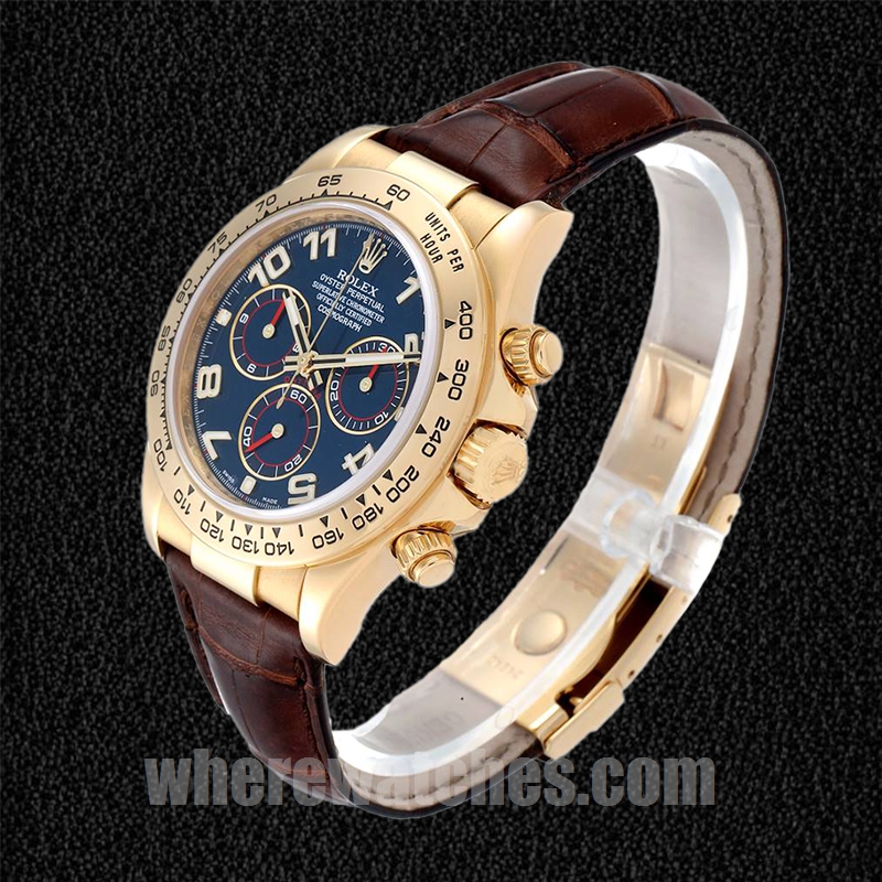 Rolex Daytona 40mm Pour des hommes 116518 Regardez Cadran bleu – Image 3