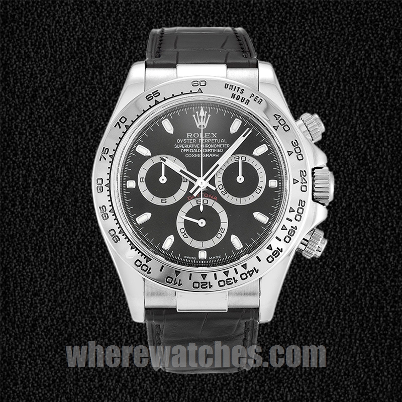 Rolex Daytona 40mm 116519 Pour des hommes Regardez Cadran noir – Image 2