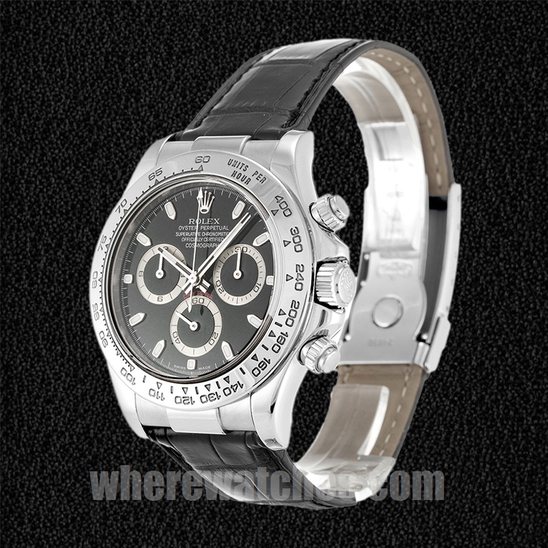 Rolex Daytona 40mm 116519 Pour des hommes Regardez Cadran noir – Image 3