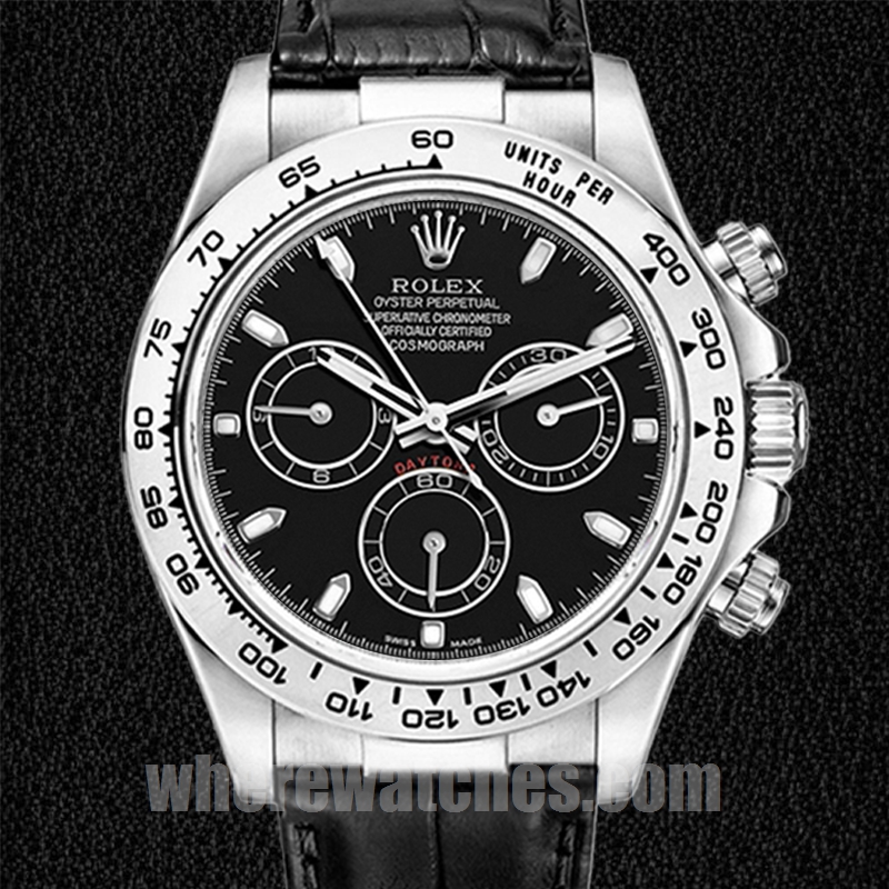 Rolex Daytona 116519 Pour des hommes 40mm Argenté