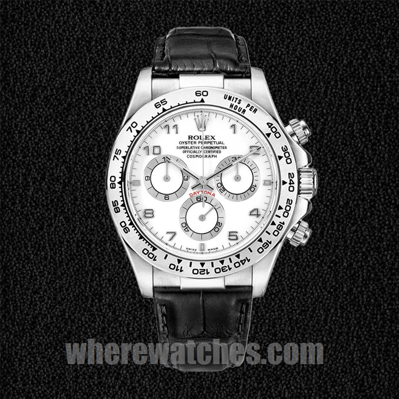 Rolex Daytona 40mm 116519 Pour des hommes Argenté – Image 2