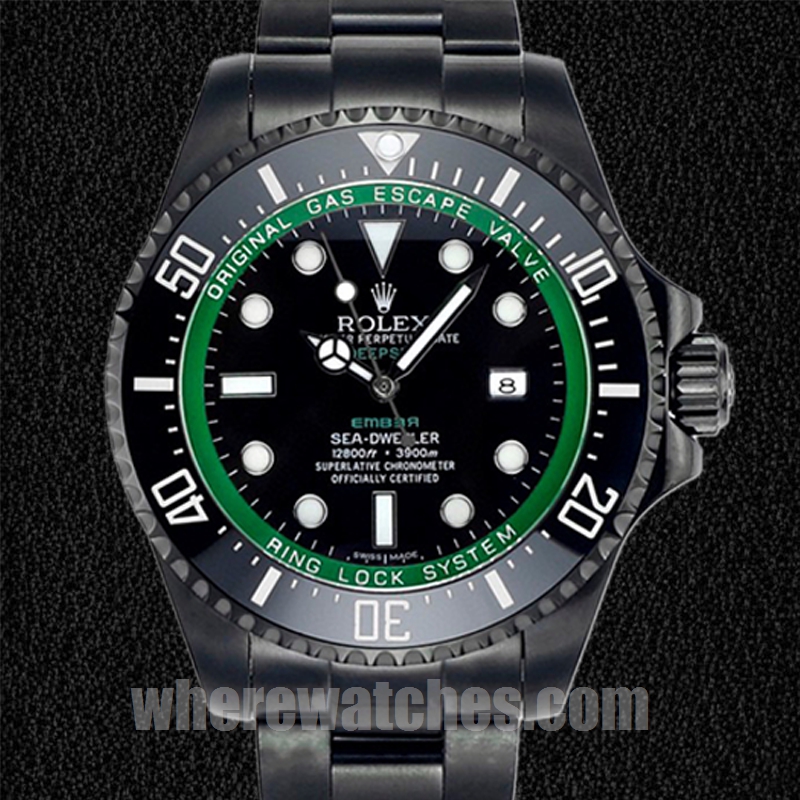 Rolex Deepsea 44mm 116600 Pour des hommes Cadran noir Automatique