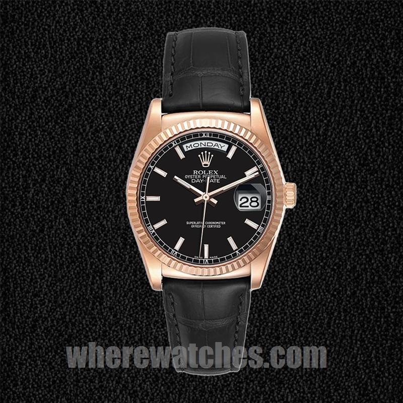 Rolex Day-Date 36mm 118135 Pour des hommes Doré rose – Image 2