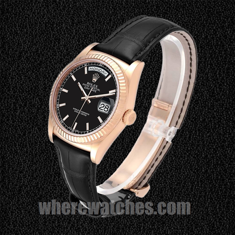 Rolex Day-Date 36mm 118135 Pour des hommes Doré rose – Image 3