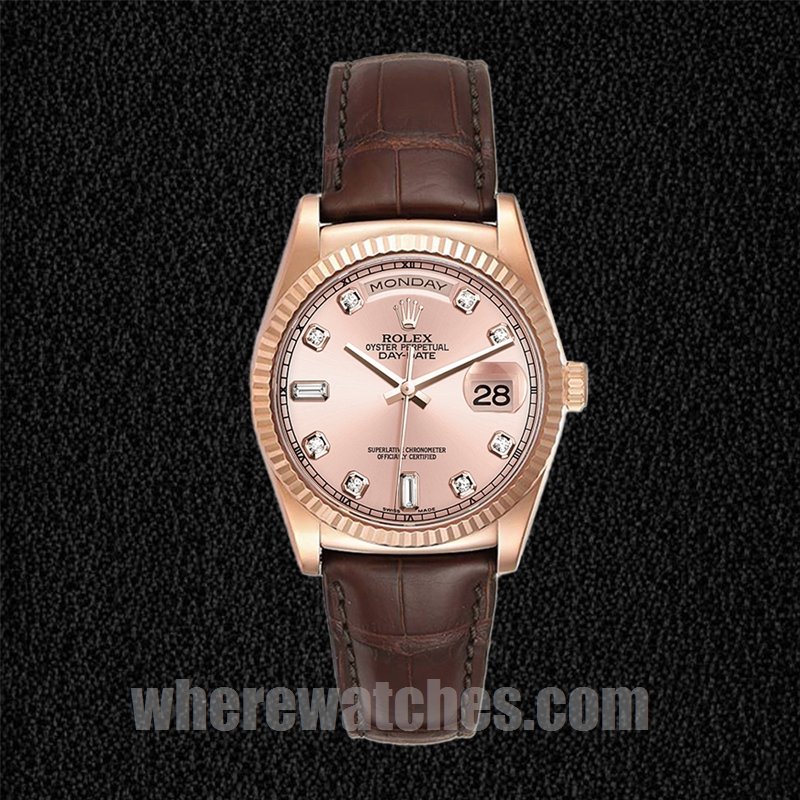 Rolex Day-Date Pour des hommes 36mm 118135-0101 Doré rose Automatique – Image 2