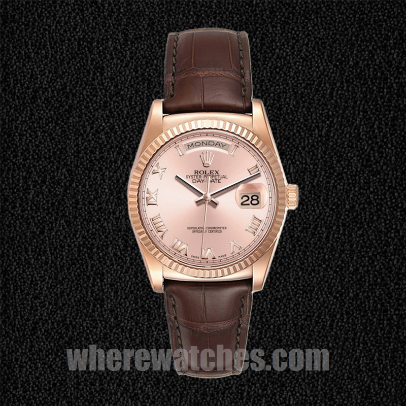 Rolex Day-Date 118135 36mm Pour des hommes Doré rose – Image 2