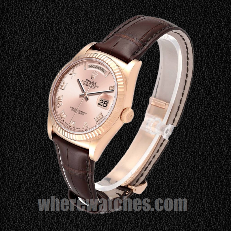 Rolex Day-Date 118135 36mm Pour des hommes Doré rose – Image 3