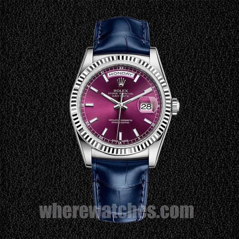 Rolex Day-Date Pour des hommes 36mm m118139-0060 Argenté Regardez – Image 2