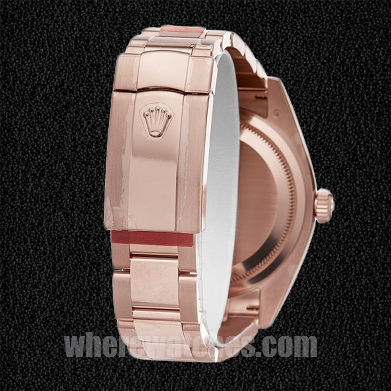 Rolex Day-Date Pour des hommes 118205 36mm Doré rose Cadran marron – Image 4