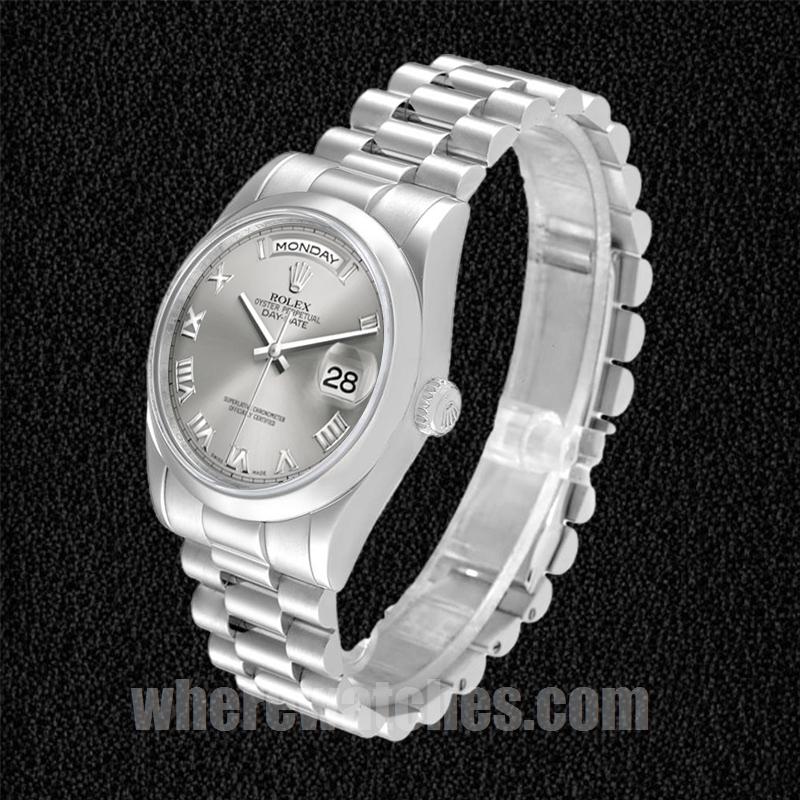 Rolex Day-Date 118206 Pour des hommes 36mm Automatique Cadran gris – Image 3