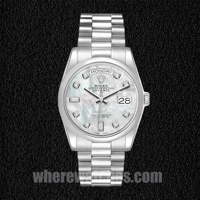 Rolex Day-Date 36mm 118206 Pour des hommes Cadran en nacre Automatique – Image 2