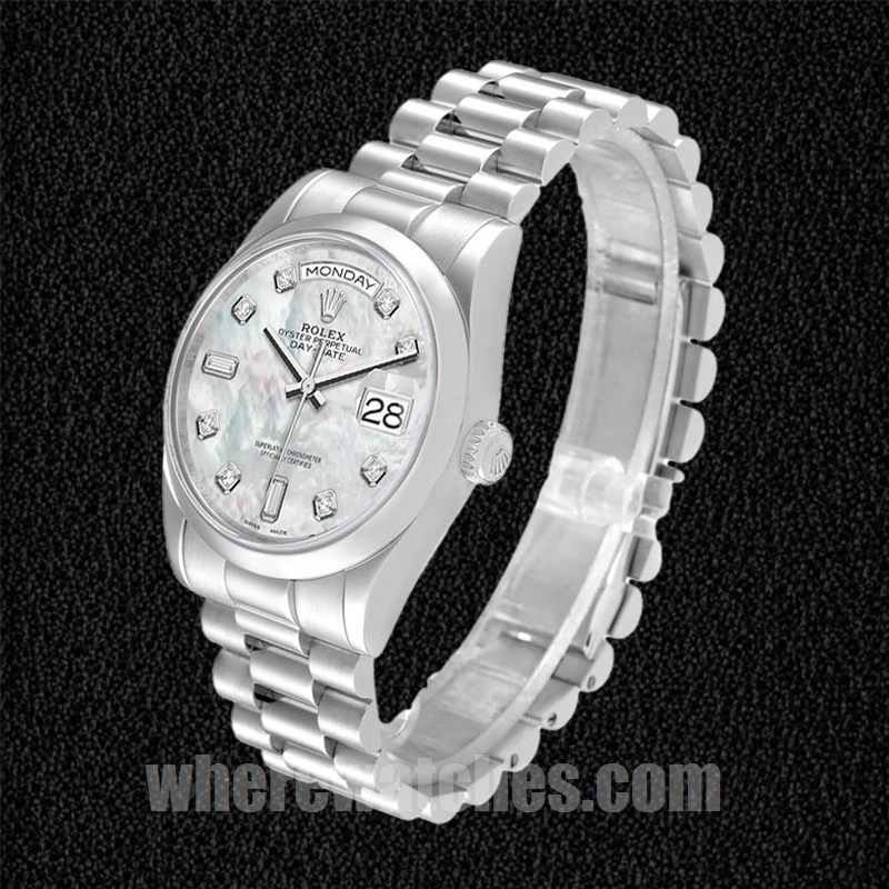 Rolex Day-Date 36mm 118206 Pour des hommes Cadran en nacre Automatique – Image 3